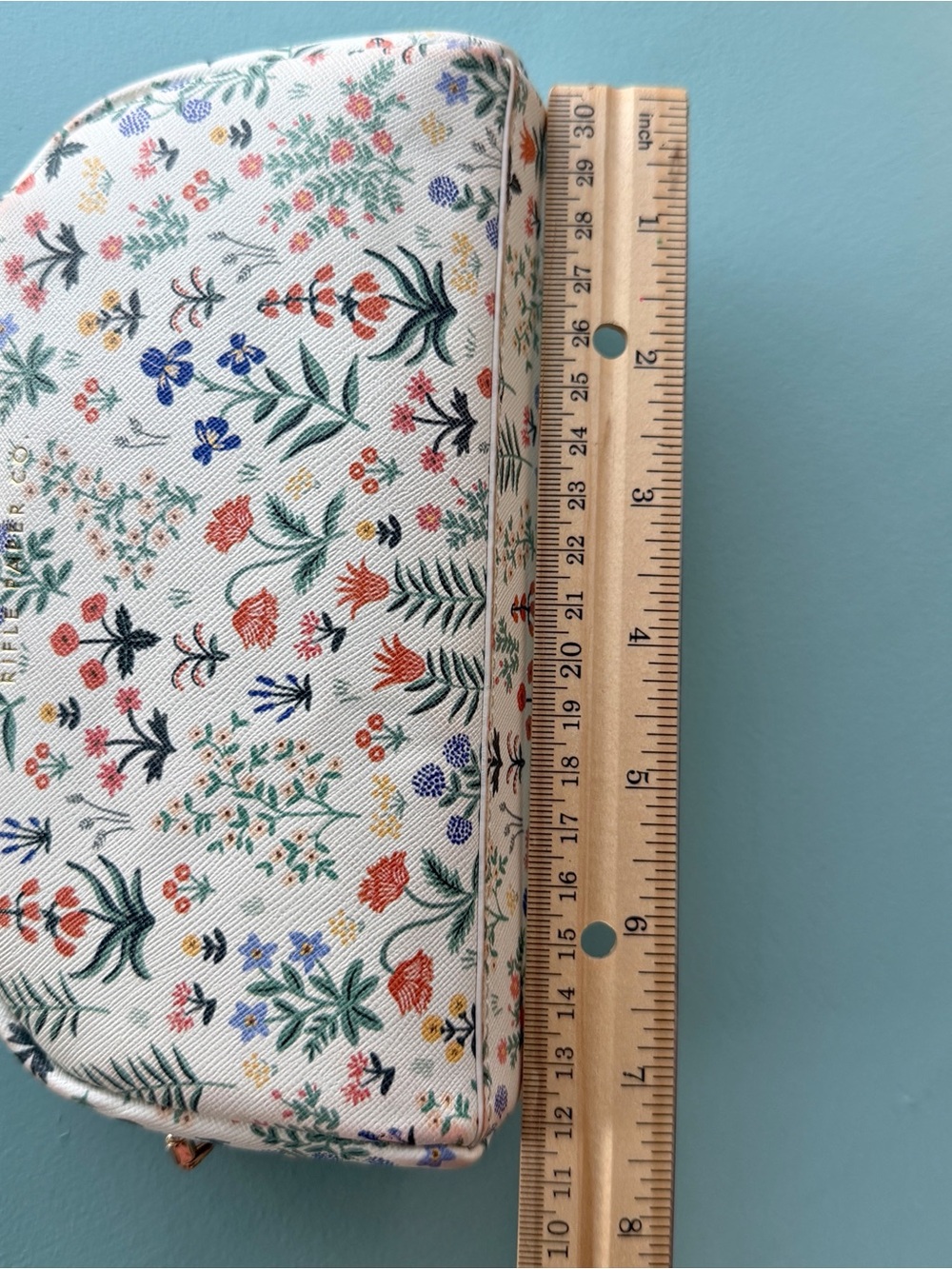 Rifle Paper Co Bag Cosmetic Pouch Menagerie Garden Floral Print - Picture 9 of 10